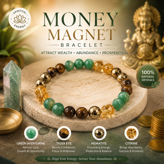 MONEY BRACELET STONE REAL