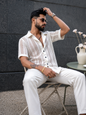 Luxury Textured Half Sleeve Shirt